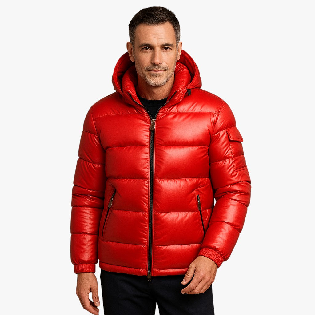 Męska zimowa kurtka puchowa