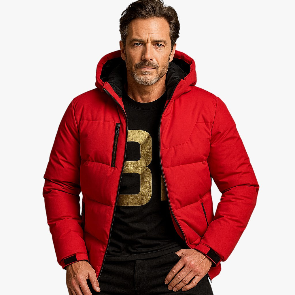 Męska zimowa kurtka puchowa