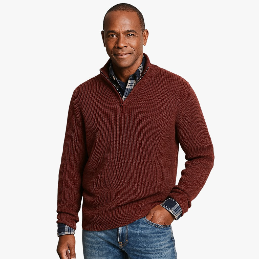 Męski ciepły sweter