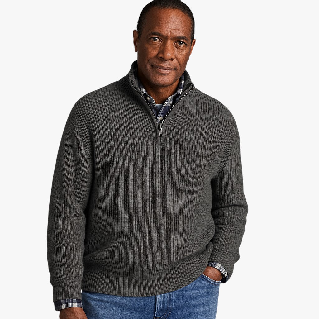 Męski ciepły sweter